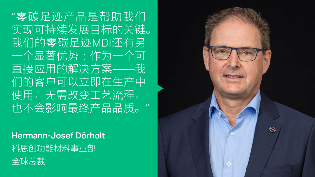 科思创宣布推出零碳足迹MDI